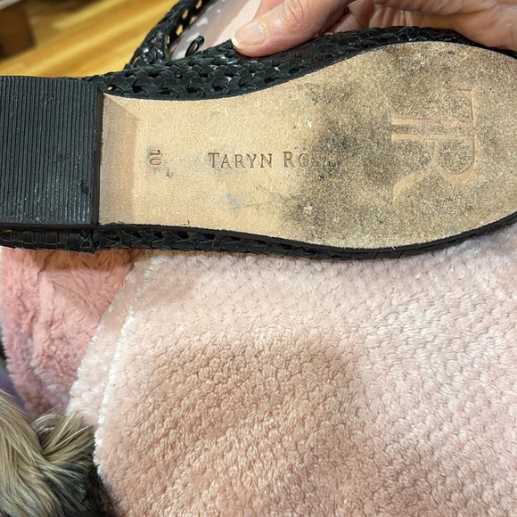 Taryn Rose Black Woven Ballet Flats - Picture 3 of 6